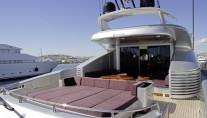 MY TOY -  Aft Deck Sunpads and al fresco dining